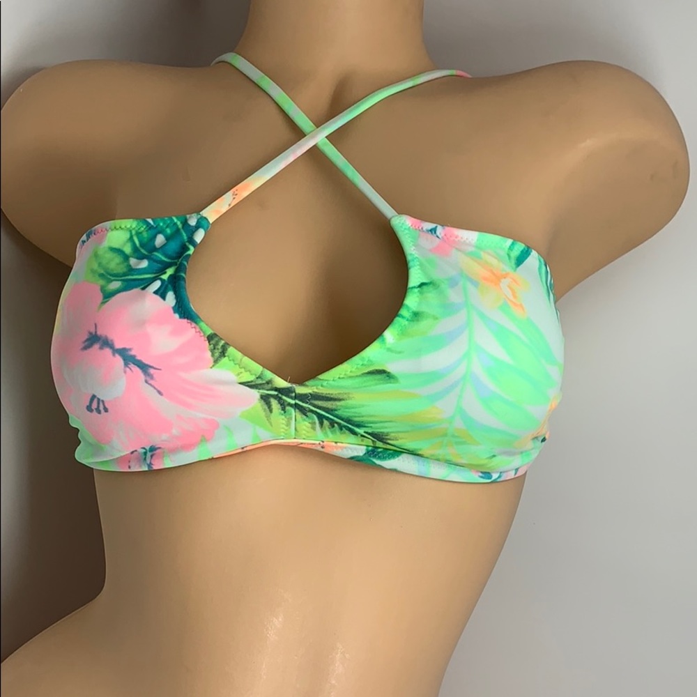 Victoria’s Secret cross front Halter top swimsuit